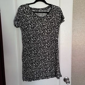 Secret Treasures Animal Printed Long Night Shirt